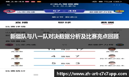 新疆队与八一队对决数据分析及比赛亮点回顾